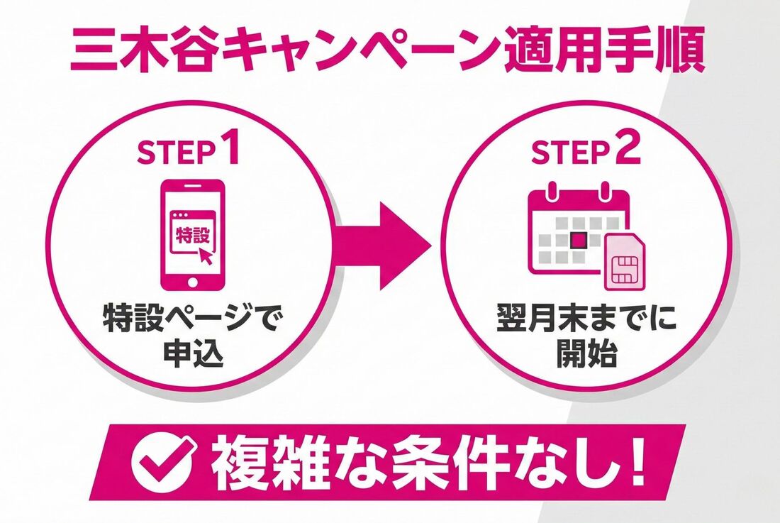 三木谷キャンペーン　適用手順