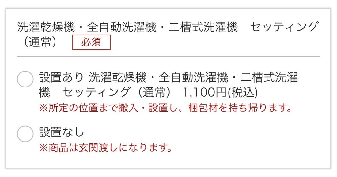 楽天ビックの場合