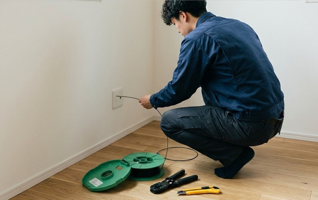 インターネット　宅内工事