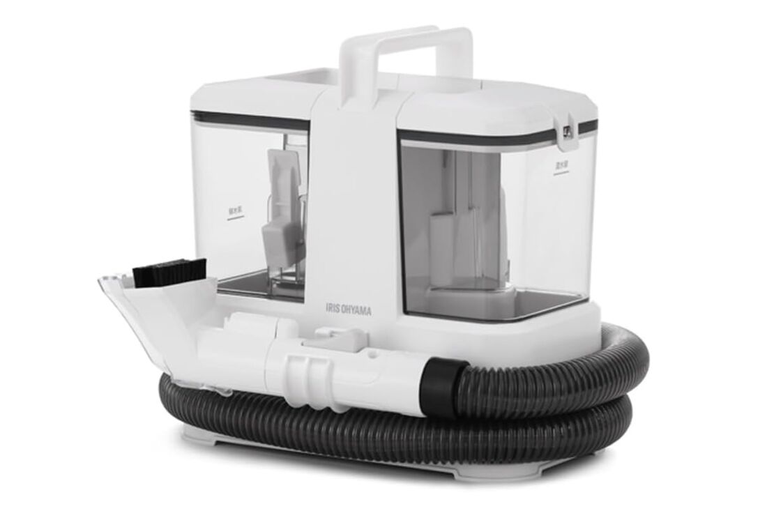 アイリスオーヤマ リンサークリーナー 自動ポンプ式 &軽量モデル 強力吸引 RNSP-P500 ホワイト