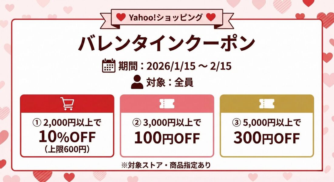 バレンタインクーポン