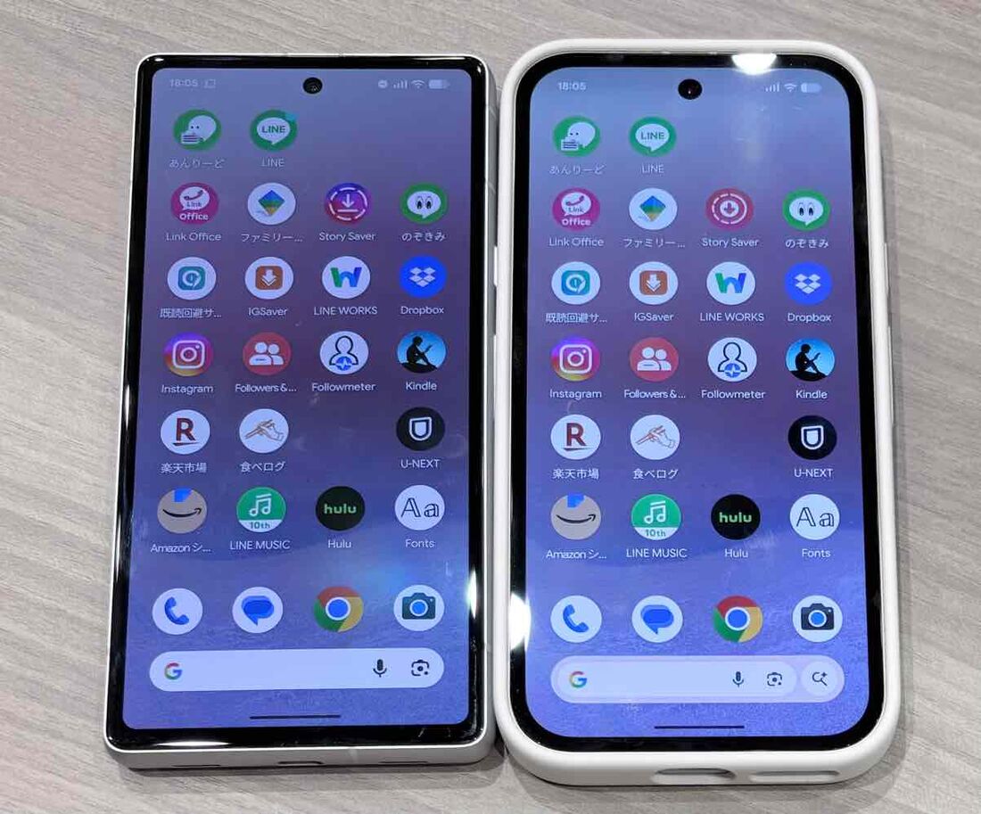 Pixelスマホ同士の機種変更では、壁紙やアプリの配置まで完璧にコピーできた