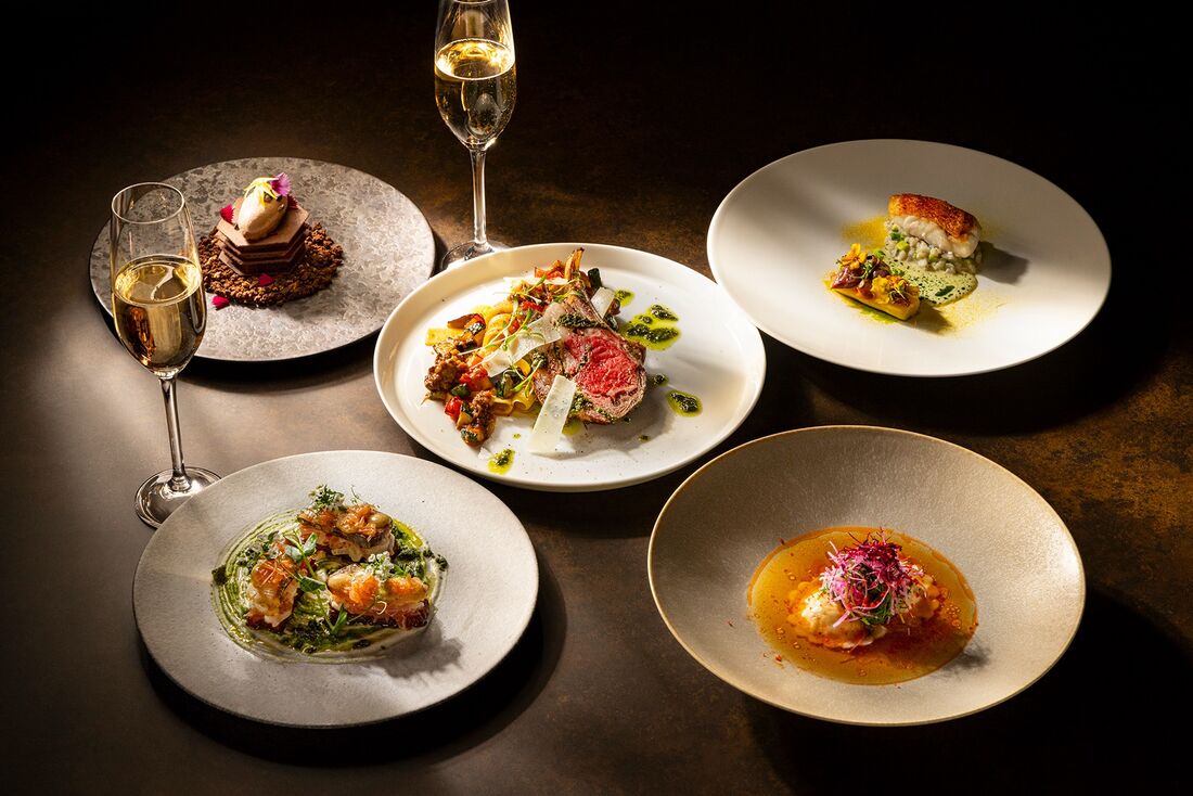 旬の高級食材をふんだんに使った全5品のコース