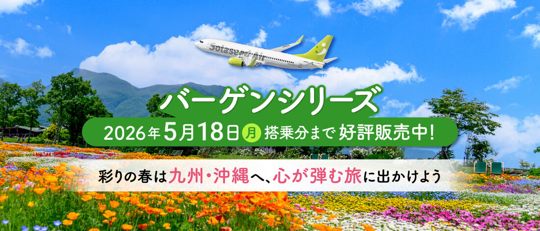 バーゲンシリーズ（早期予約限定のお得な航空券）