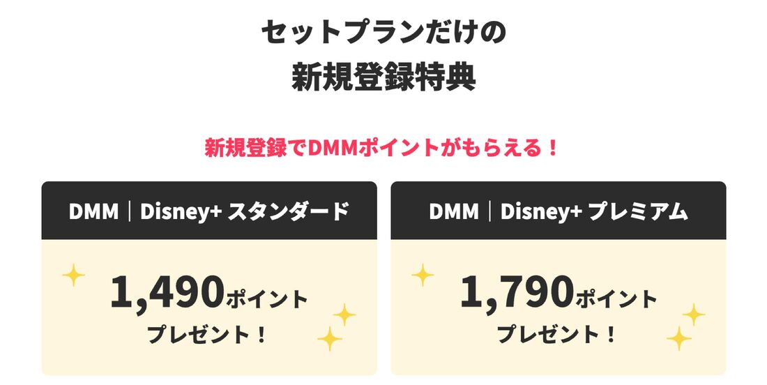 DMMディズニープラスキャンペーン