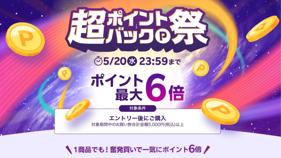 超ポイントバック祭