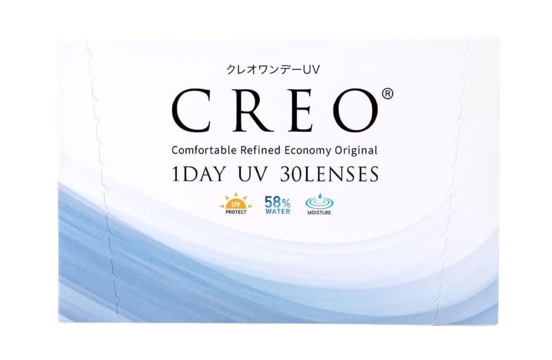 クレオワンデーUVモイスト 30枚 2箱（1日使い捨て コンタクトレンズ ）【BC】8.7 【PWR】-3.00