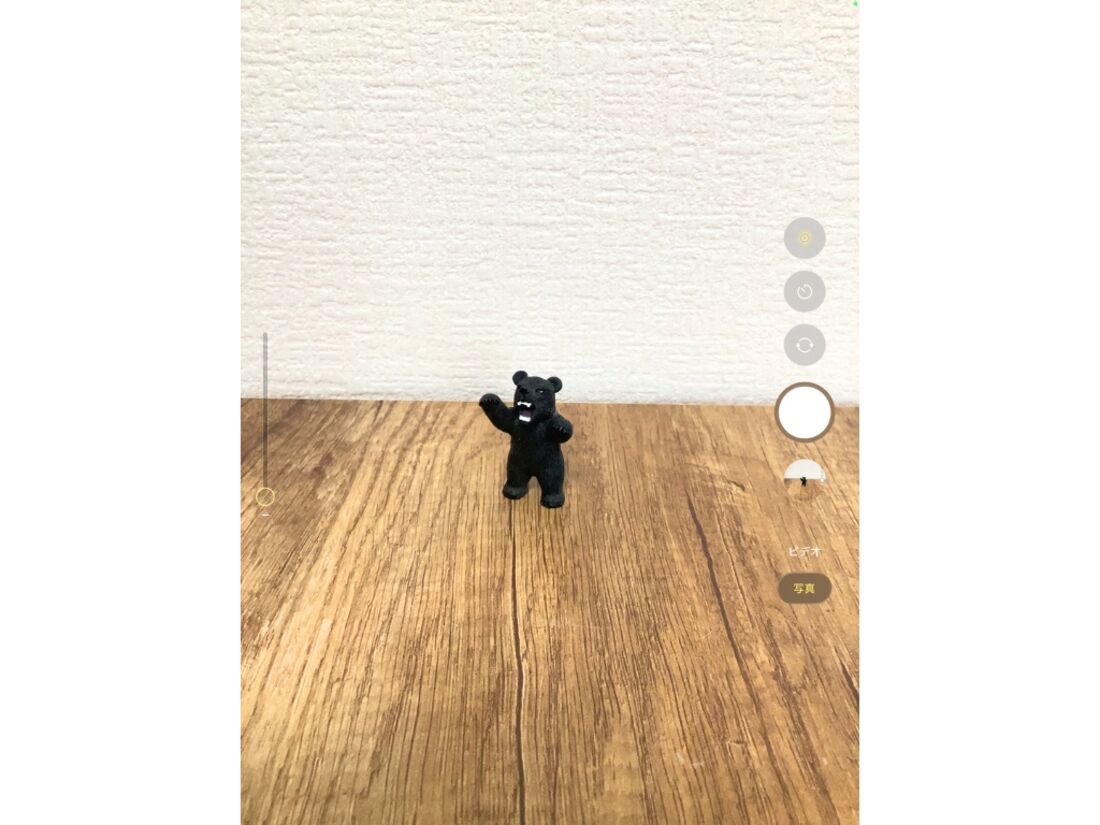 カメラも正常に作動し、きれいに撮影可能