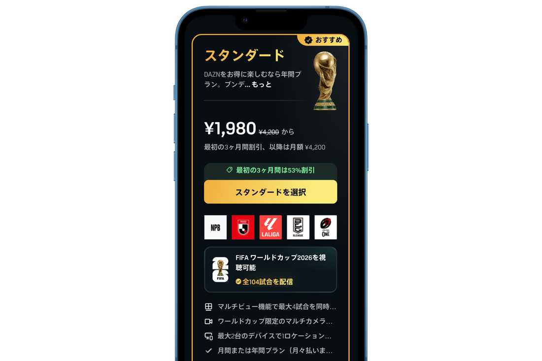 DAZN 月間プランキャンペーン