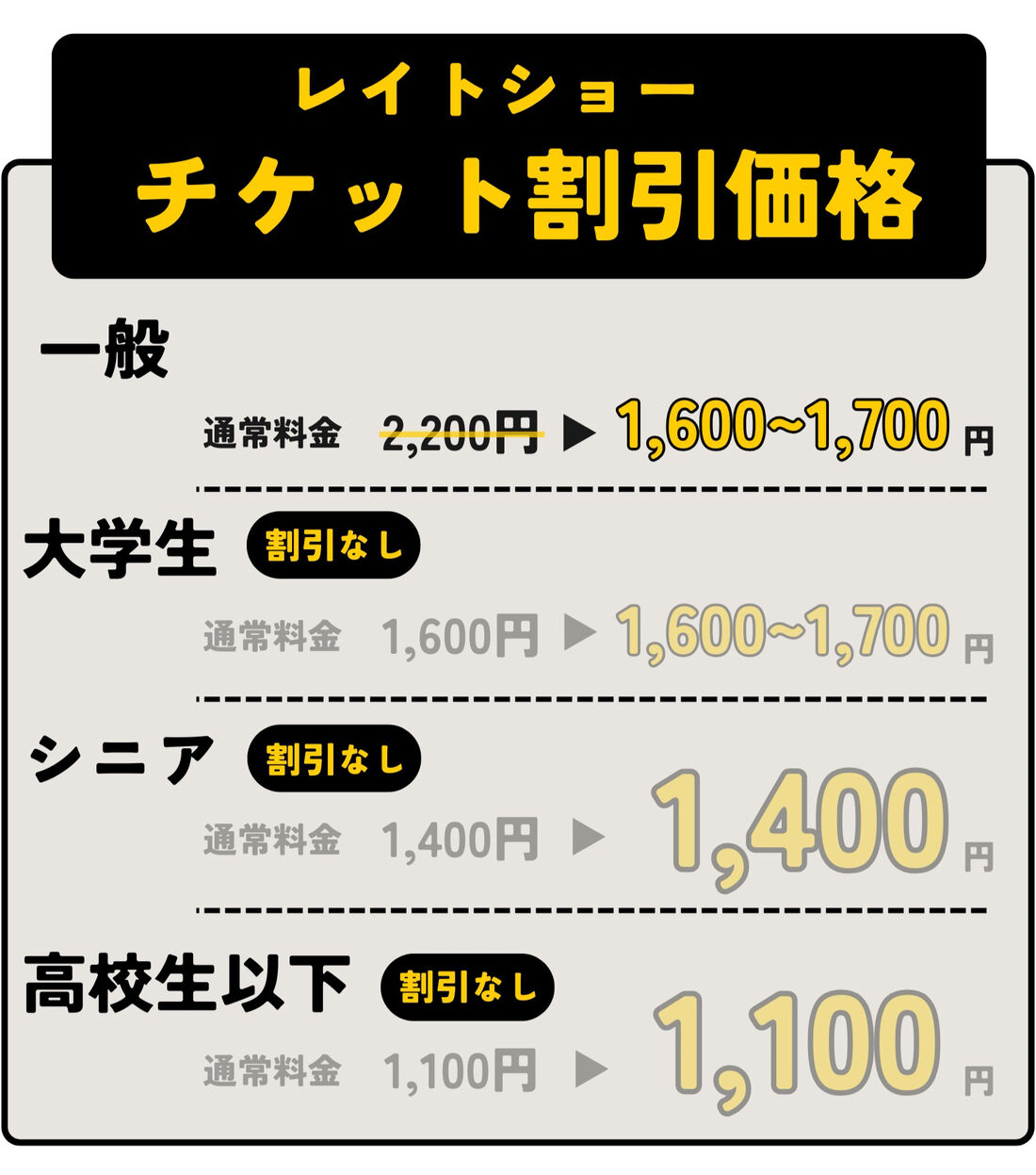 TOHOシネマズ　レイトショー