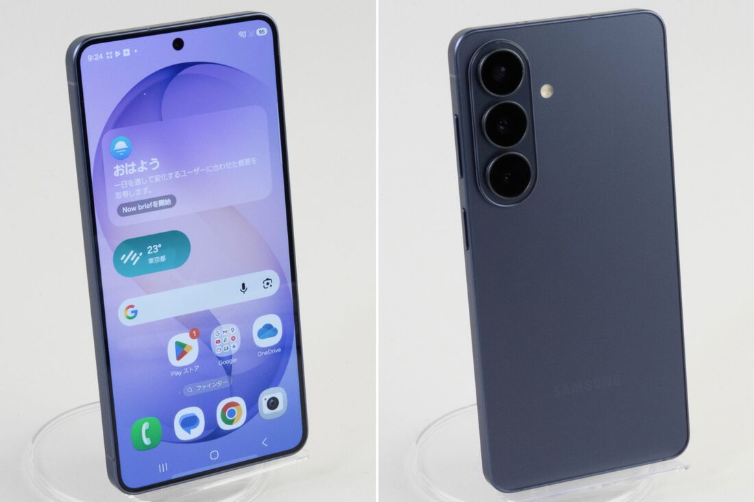 Galaxy S26はスタンダードな画面サイズながら、非常に軽いのが特徴