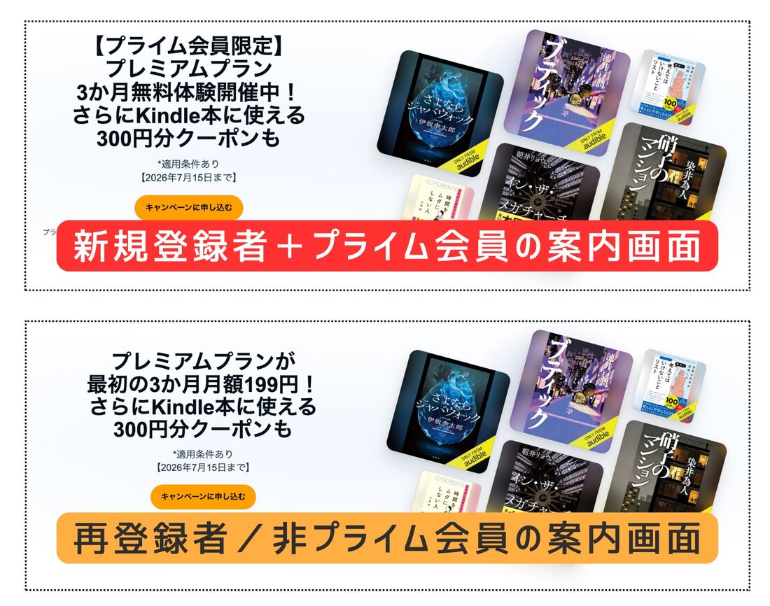 プライムデー　キャンペーン対象者