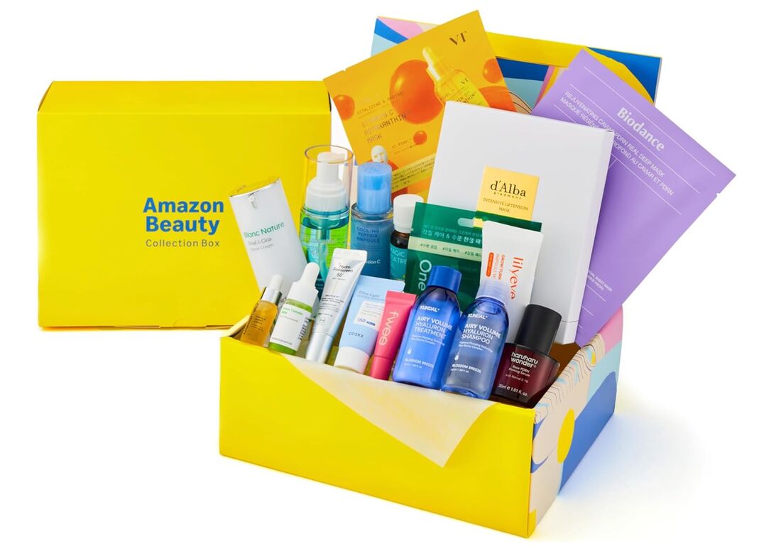 Amazon Beauty Collection Box 話題韓国ブランド集結 グロウイエローBOX