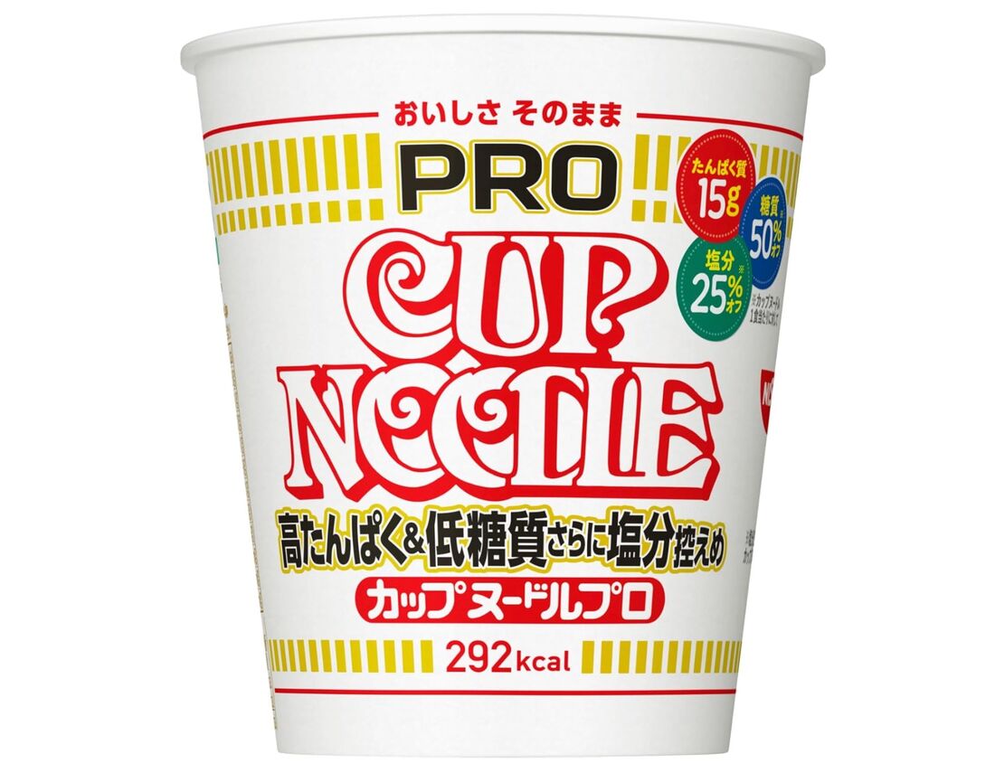カップヌードルPRO 高たんぱく&低糖質さらに塩分控えめ（75g × 12個）