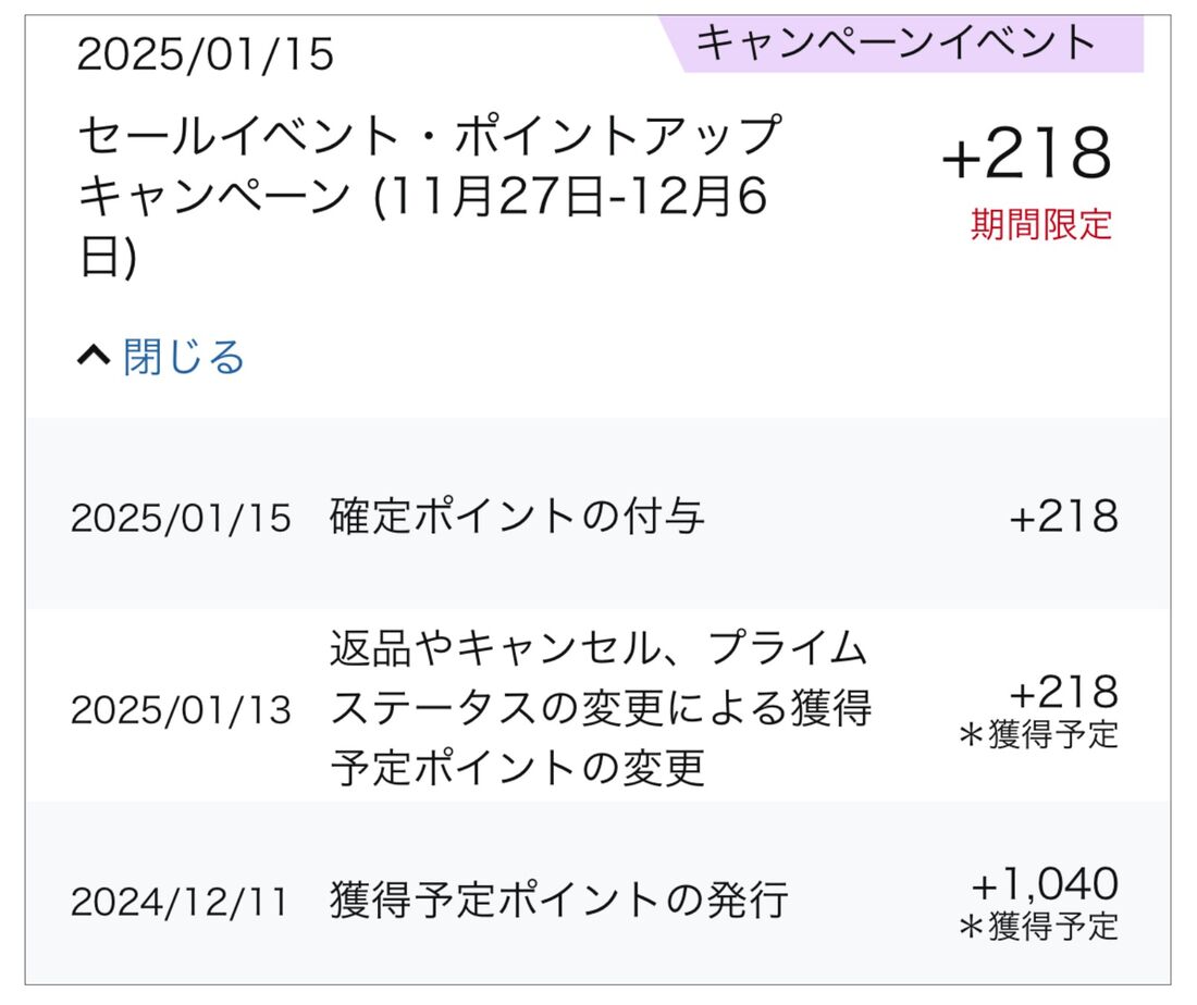 ポイントアップキャンペーン