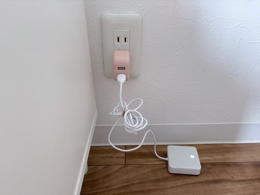 ハブミニに給電して設置する