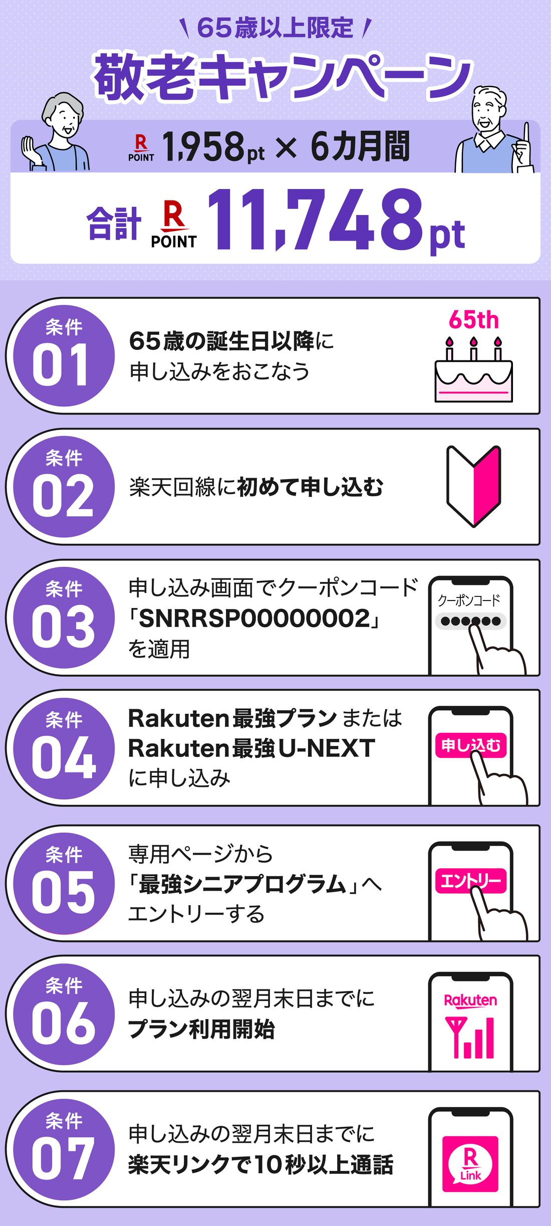 敬老キャンペーン