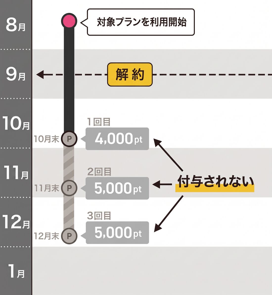 途中解約したケース