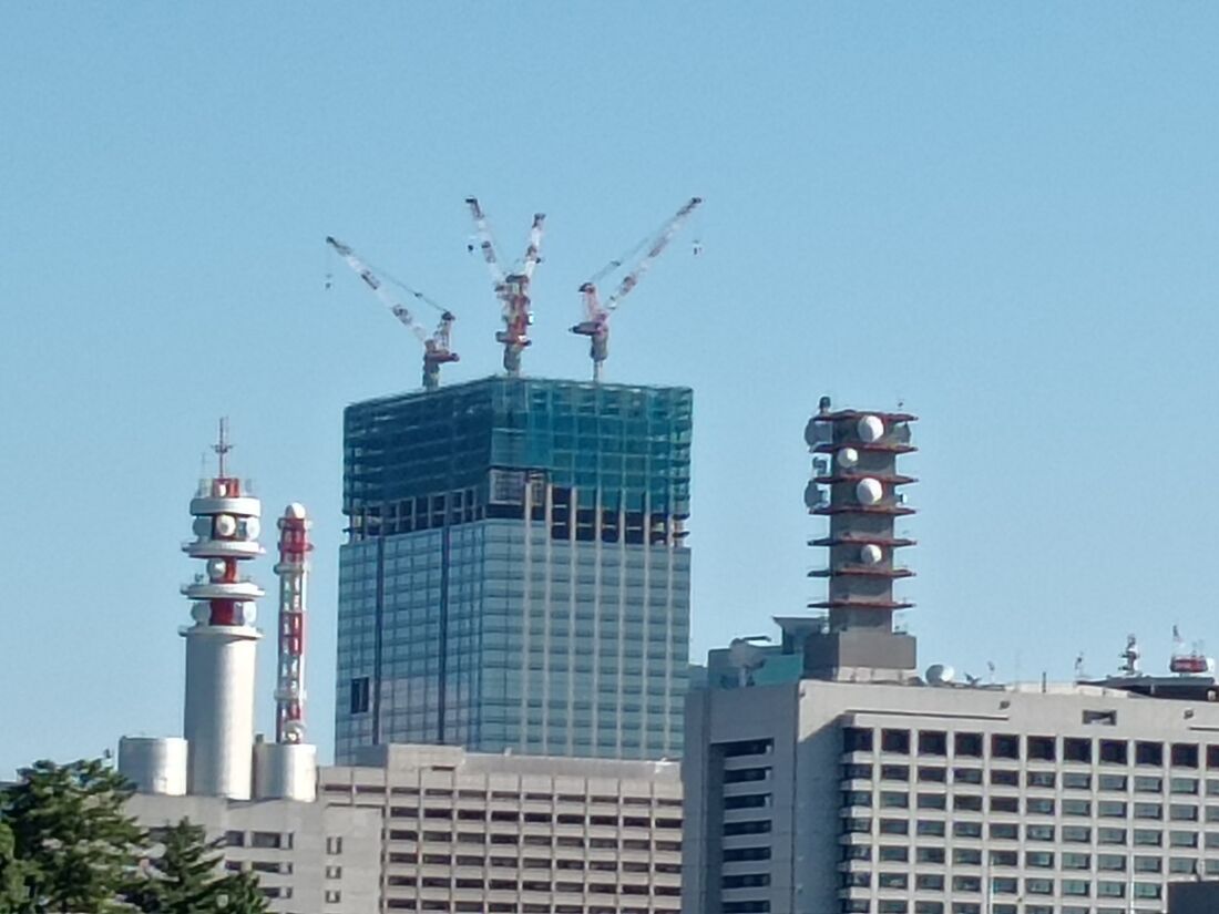 最大の8倍ズームで撮影。画質の粗さが目立つ