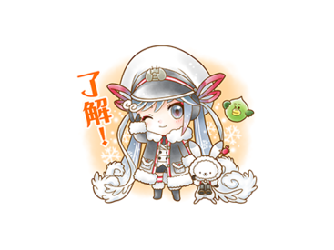 LINE バブル2×初音ミク