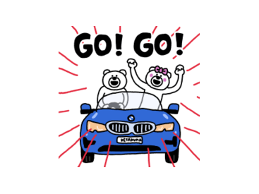 BMW×けたくまコラボスタンプ