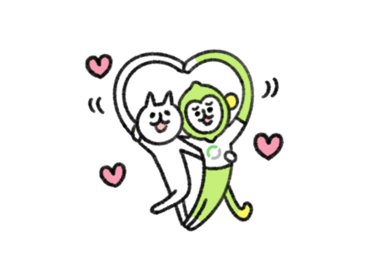 シュッとしたネコ × LINEMO