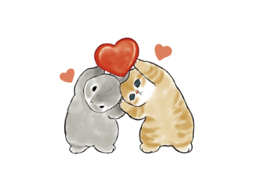 うさにゃん×LINEスキマニ 冬