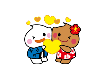 ホワミルとチャミルのスタンプ