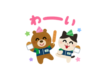 ローソンストア１００×いらすとやスタンプ