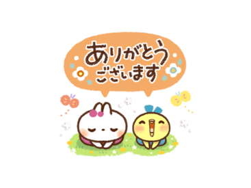 日常で使える♪白うさぎさんとインコちゃん