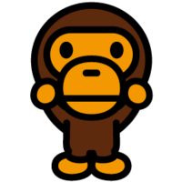 A BATHING APE®公式スタンプ