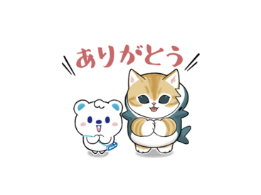 うえたん×サメにゃん コラボスタンプ