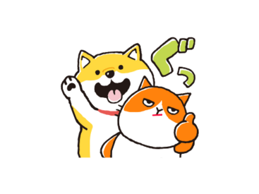 【無料】しばんばん×ふてニャンスタンプ♪