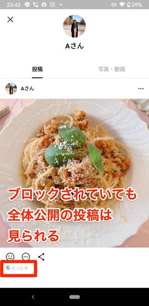 タイムラインの全体公開投稿