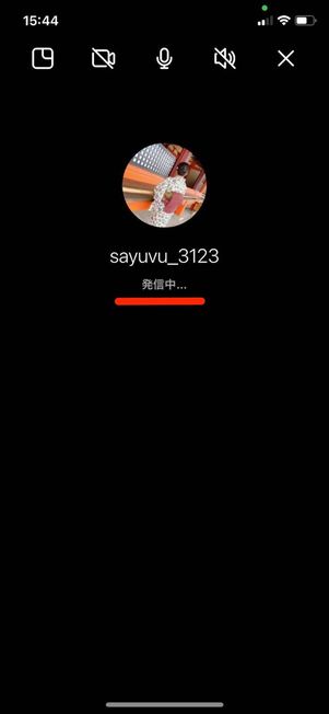 インスタ　音声通話　発信