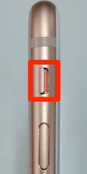 iPhone 音量ボタン