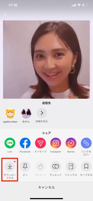 ダウンロードする