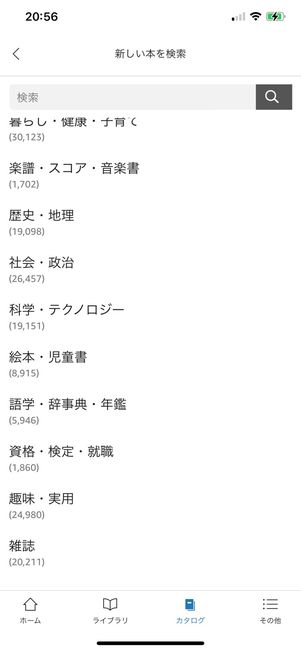 Kindle Unlimited対象のジャンル