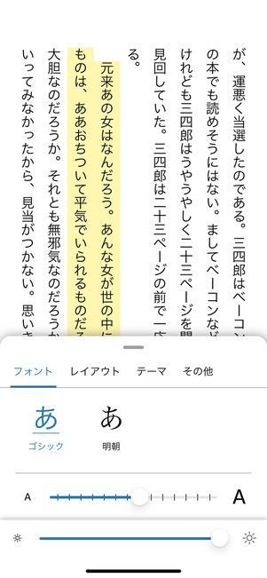 フォントの種類やサイズを変更