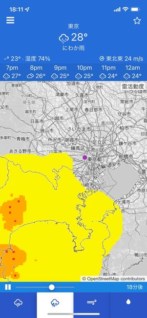 雷の活動も予測できる