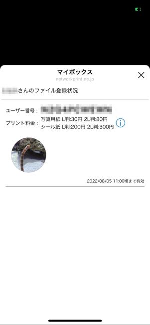 登録状況を確認できる