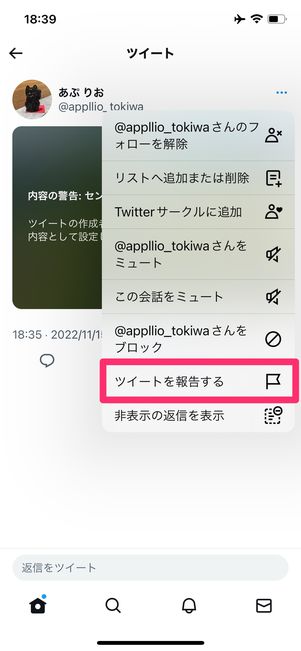 Twitter 報告