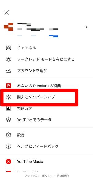 購入とメンバーシップ