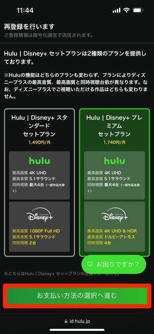 Hulu | Disney+ セットプラン