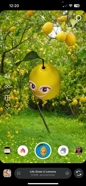 エフェクト名「Life Gives U Lemons」/作者名:anonamister さん