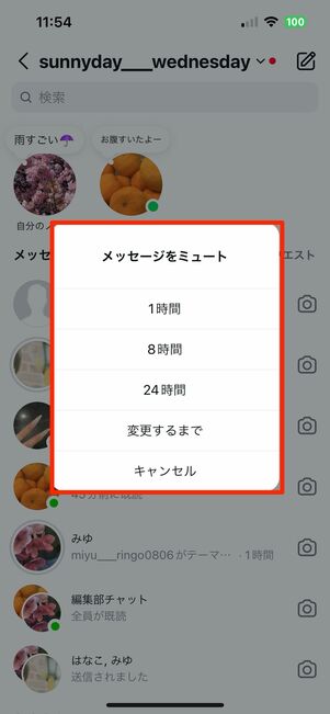DMミュート