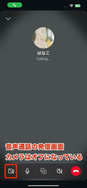 音声通話とビデオチャット