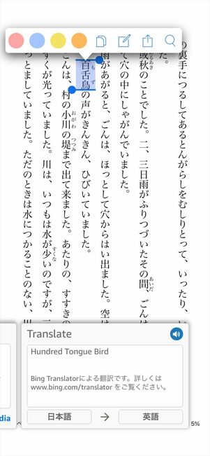 Kindle 翻訳