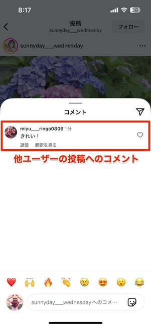 非公開アカウントによるいいねやコメントは第三者にも表示される
