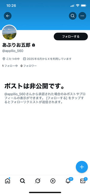 Xプロフィール